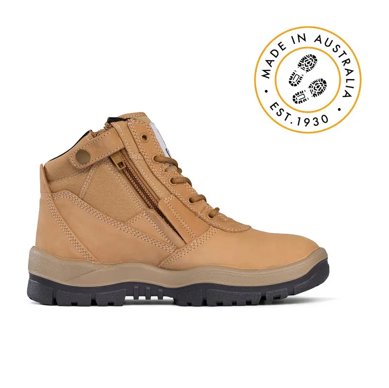 Mongrel 961050 Wheat Non Safety Zip Sider Boot