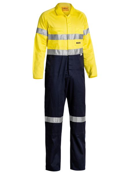 Bisley BC6719TW Two Tone Hi-vis Lightweight Coverall 3M Reflective Tape