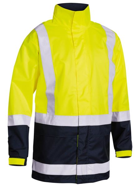 Bisley BJ6966T Two Tone Taped Hi-Vis Rain Shell Jacket