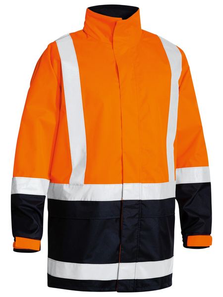 Bisley BJ6966T Two Tone Taped Hi-Vis Rain Shell Jacket