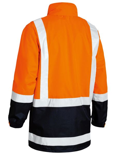 Bisley BJ6966T Two Tone Taped Hi-Vis Rain Shell Jacket
