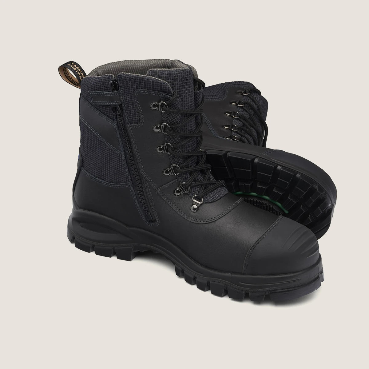 Blundstone 982 Extreme Series Zip Side Chemical Resistant Safety Boot-Black