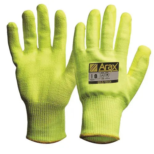 Pro Choice AFYPU ARAX® Gold Hi-vis Yellow With Hi-vis Yellow PU Palm