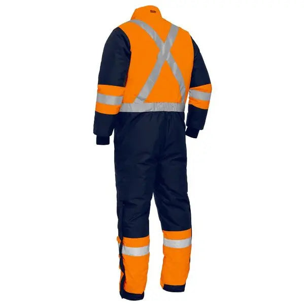 Bisley BC6453T X Taped Two Tone Hi-vis Freezer Coverall