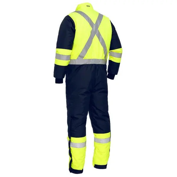 Bisley BC6453T X Taped Two Tone Hi-vis Freezer Coverall