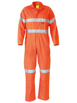 Bisley BC6718TW Hi-vis Lightweight Coverall 3m Reflective Tape-Orange