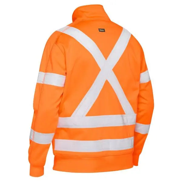 Bisley BK6814XT X Taped Hi-vis 1/4 Zip Pullover