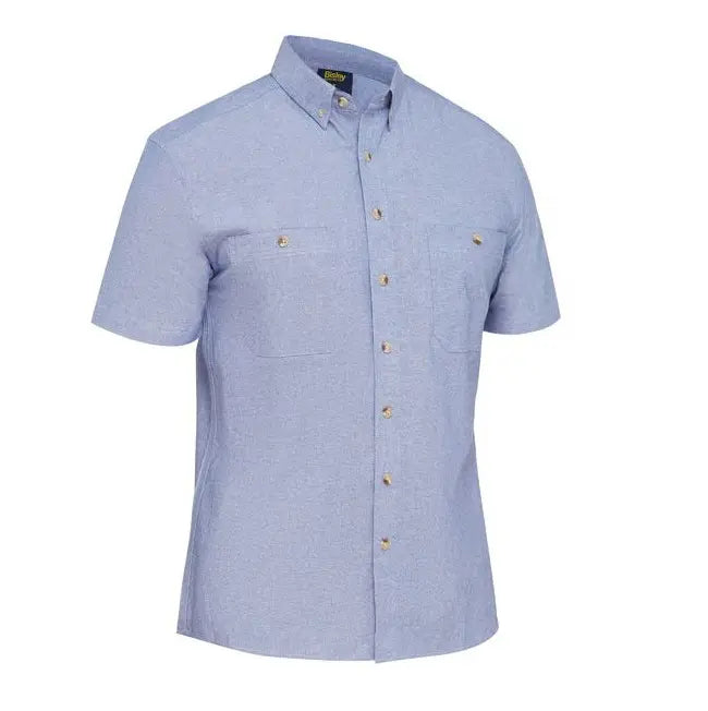 Bisley BS1407 Men's Short Sleeve Chambray Shirt