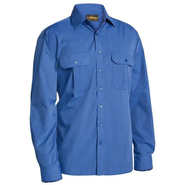 Bisley BS6031 Metro L/S Shirt-Blue