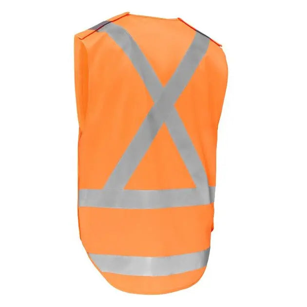 BISLEY BV0440XT X-TAPED HI-VIS DETACHABLE SAFETY VEST