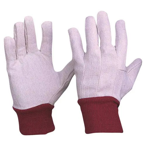 Pro Choice CD Cotton Drill Knit Wrist Gloves 12 Pairs