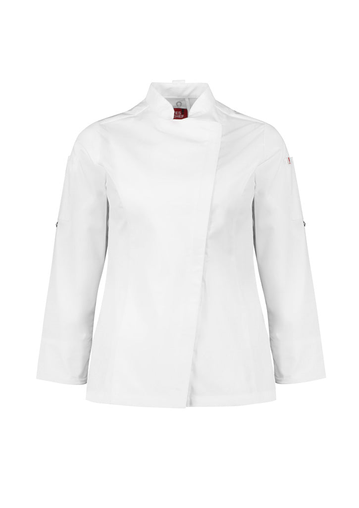 Biz Collection CH330LL Women's Alfresco Long Sleeve Chef Jacket