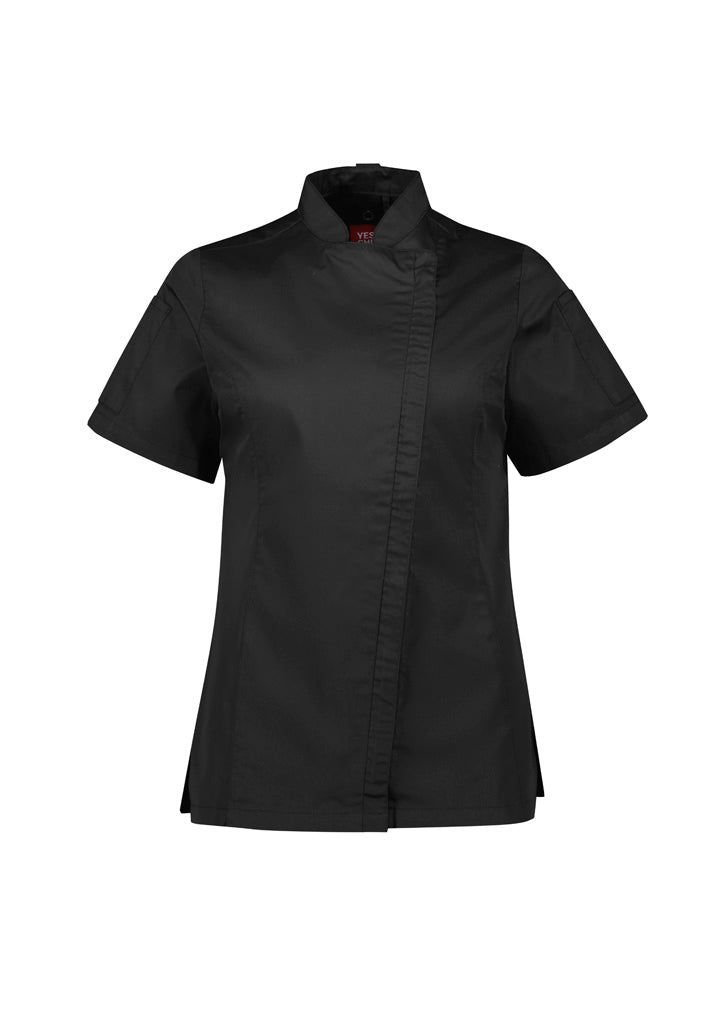 Biz Collection CH330LS Women's Alfresco Short Sleeve Chef Jacket