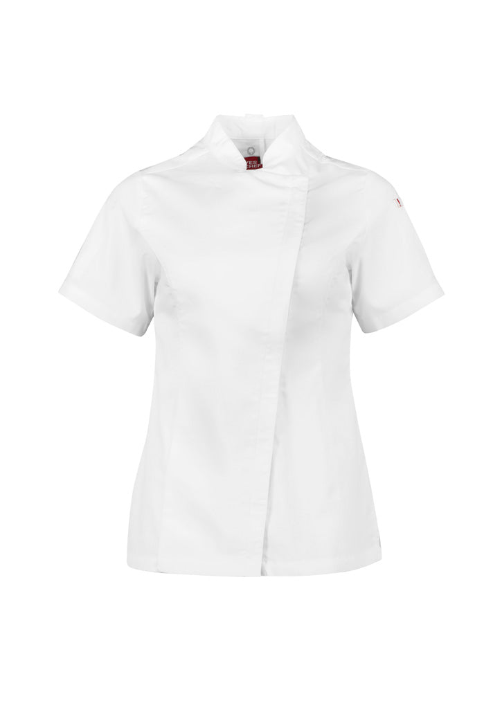 Biz Collection CH330LS Women's Alfresco Short Sleeve Chef Jacket