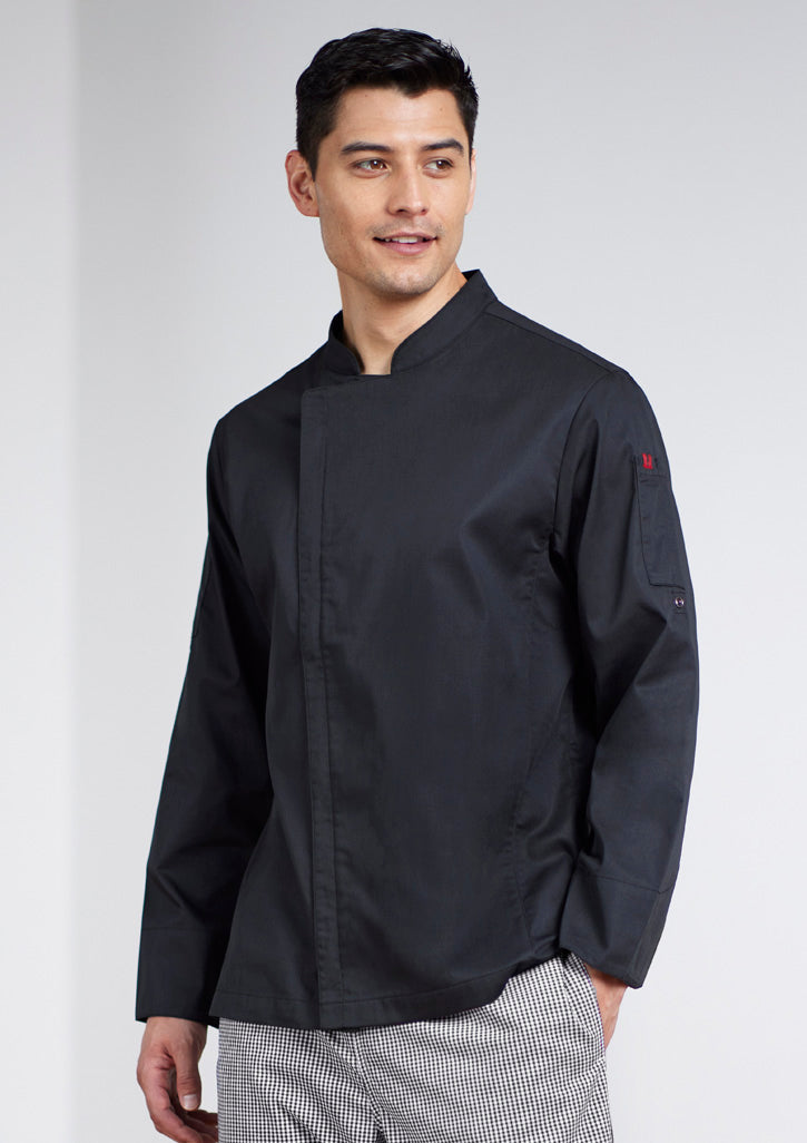 Biz Collection CH330ML Men's Alfresco Long Sleeve Chef Jacket