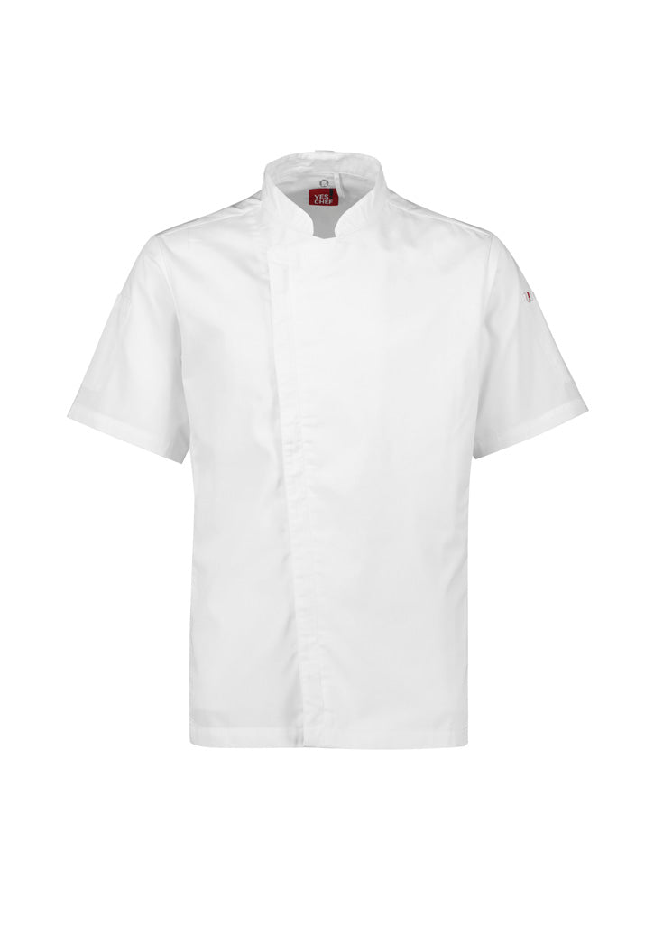Biz Collection CH330MS Men's Alfresco Short Sleeve Chef Jacket