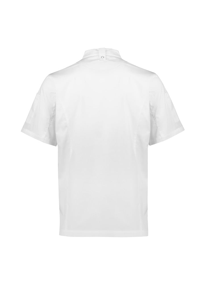 Biz Collection CH330MS Men's Alfresco Short Sleeve Chef Jacket