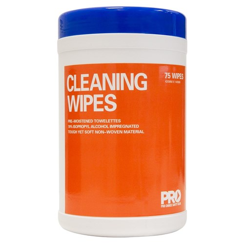 Pro Choice CW75 Isopropyl Wipes 75 Wipe Canister