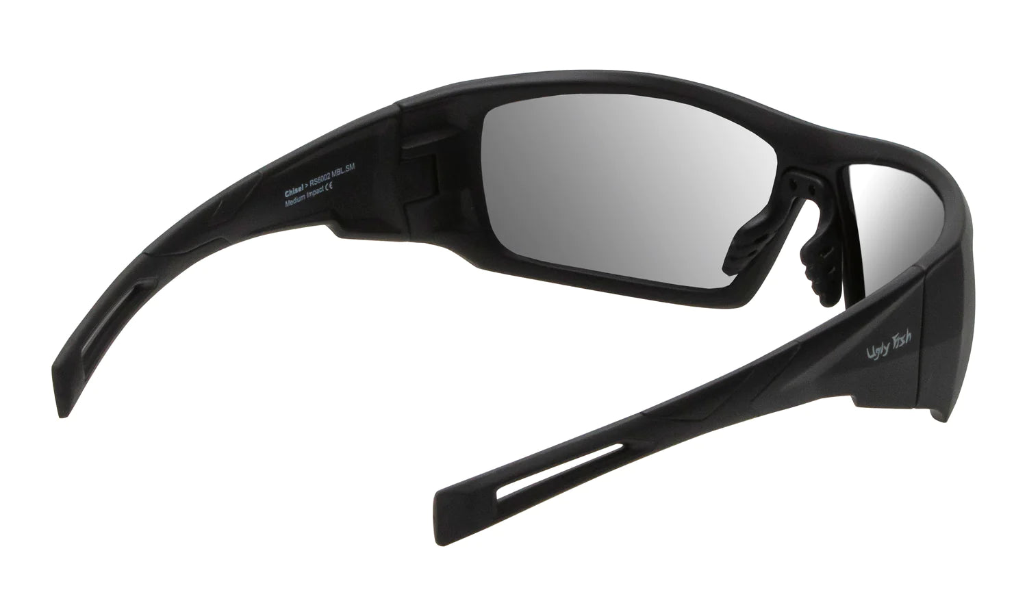Ugly Fish RSPH6002 MBL.C/SM Chisel Photochromic Safety Glasses-Matt Black Frame/Smoke Photochromic Lens