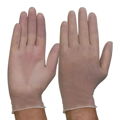 Pro Choice DVPF Disposable Vinyl Powder Free Gloves – 100 Pack
