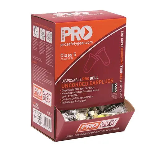 Pro Choice EPYU Disposable Uncorded Earplugs – Box Of 200