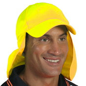 DNC H023 Hi-vis Cap With Flap