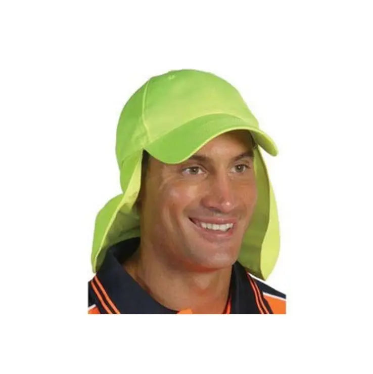 DNC H023 Hi-vis Cap With Flap