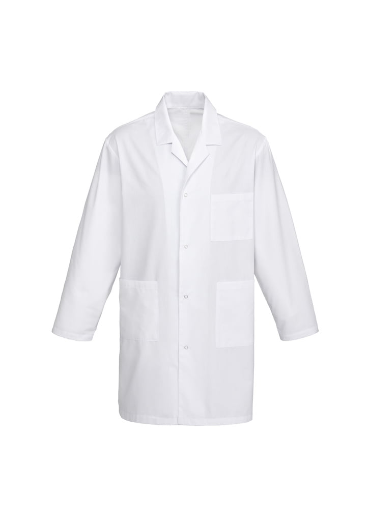 Biz Collection H132ML Unisex Classic Lab Coat White