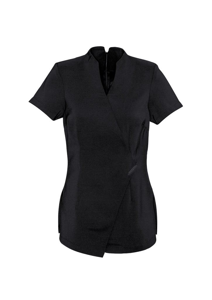 Biz Collection H630L Ladies Spa Tunic Black