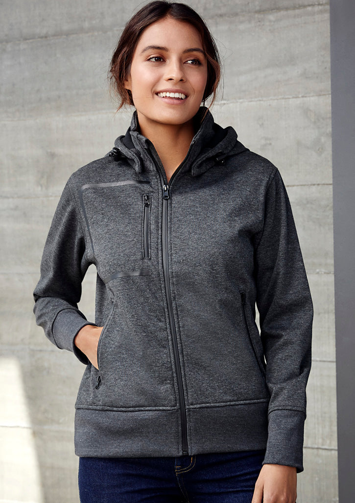 Biz Collection J638L Ladies Oslo Jacket Grey Black