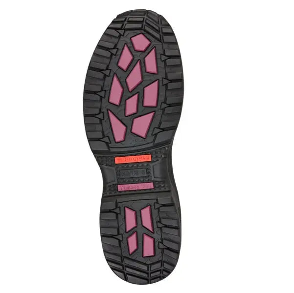 KingGee K27390 Women's Tradie Gusset Safety Boot-Black