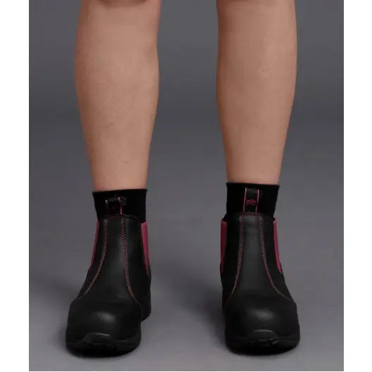 KingGee K27390 Women's Tradie Gusset Safety Boot-Black