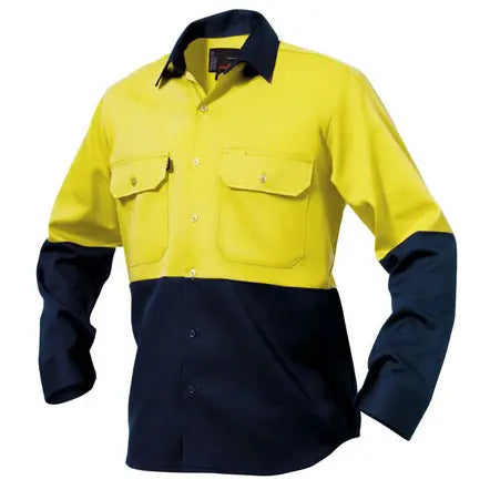 KingGee K54015 Hi-vis Drill Shirt L/S