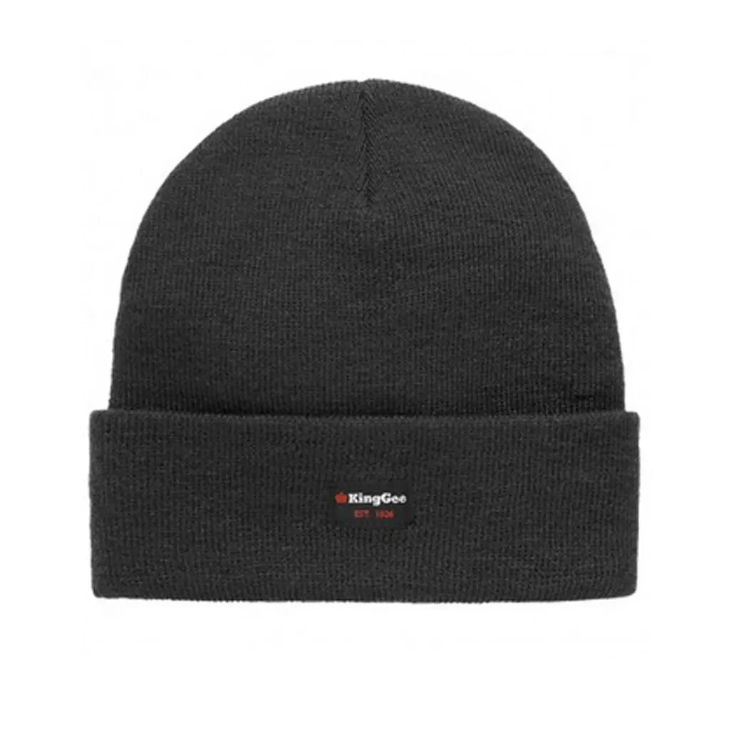 KingGee K61228 Tradies Beanies-Charcoal