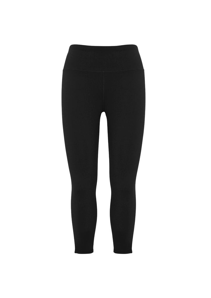 Biz Collection L513LT Ladies Flex 3/4 Leggings BLACK