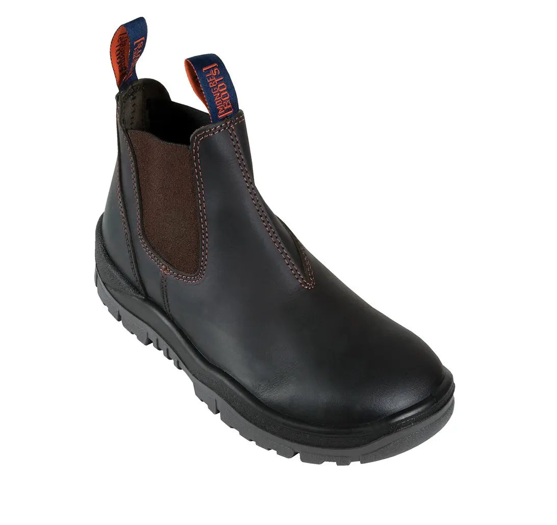 Mongrel 916030 Claret Oil Kip Non Safety V-CUT Elastic Sided Boot