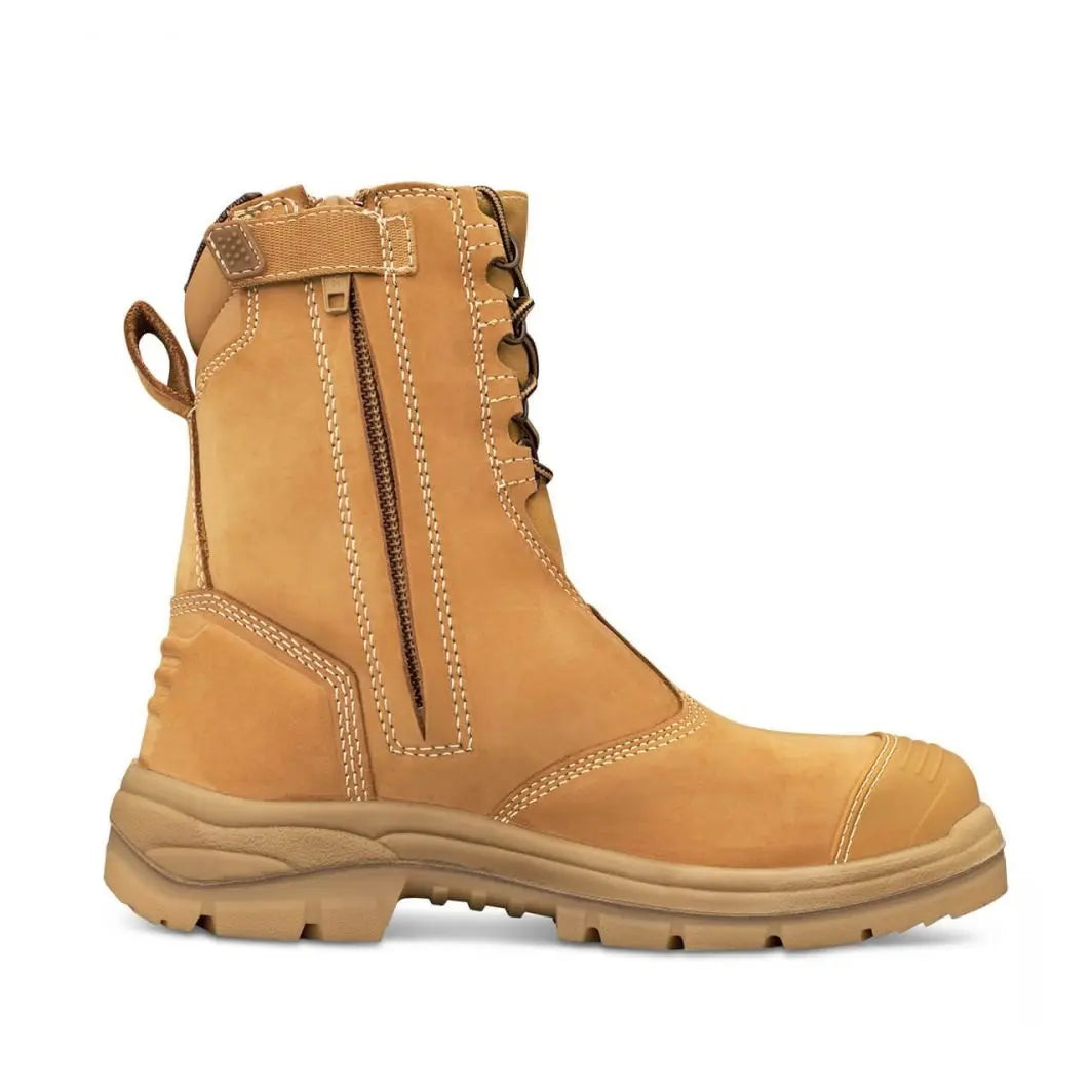 Oliver 55-385 Wheat 200MM Hi-Leg Zip Sided Boot