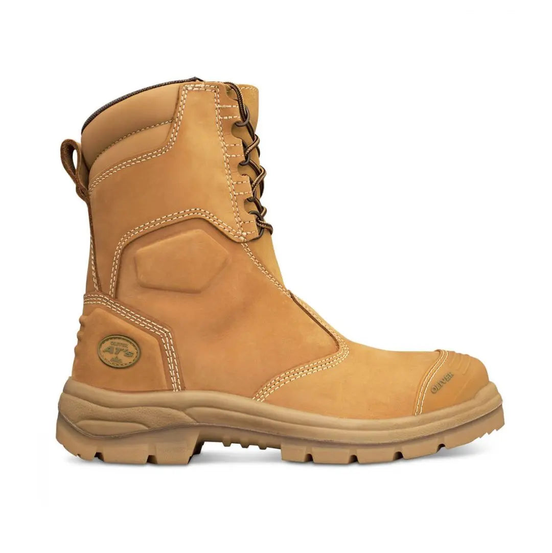 Oliver 55-385 Wheat 200MM Hi-Leg Zip Sided Boot