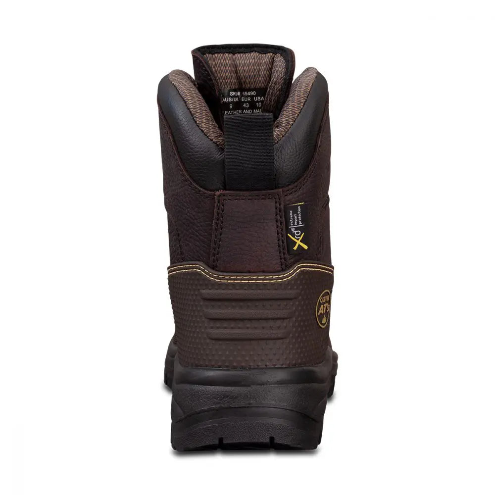 Oliver 65-490 Brown 150MM Lace Up Waterproof Safety Boot With Penetration Protection