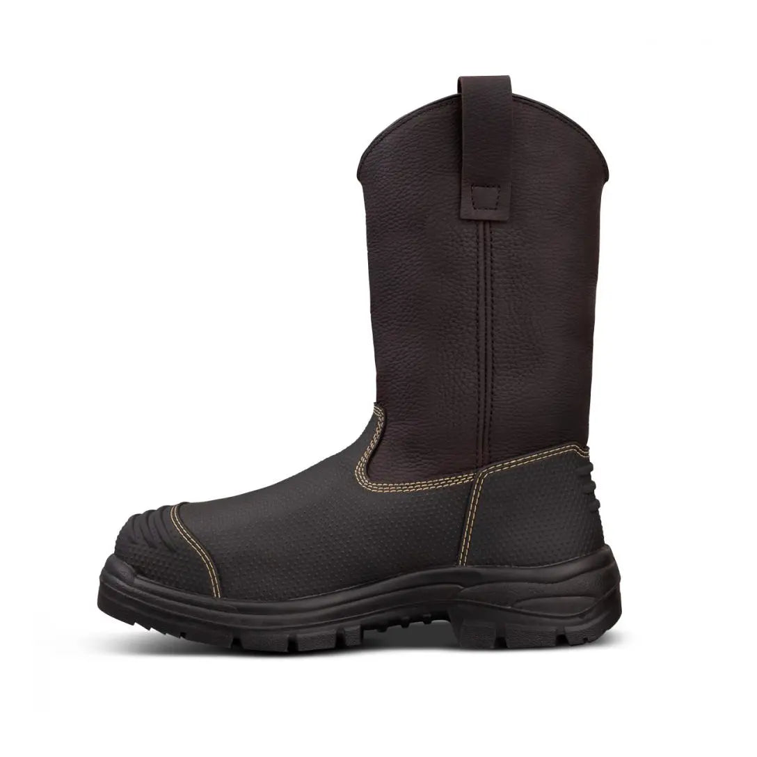 Oliver 65-493 Brown 240MM Pull On Waterproof Riggers Safety Boot