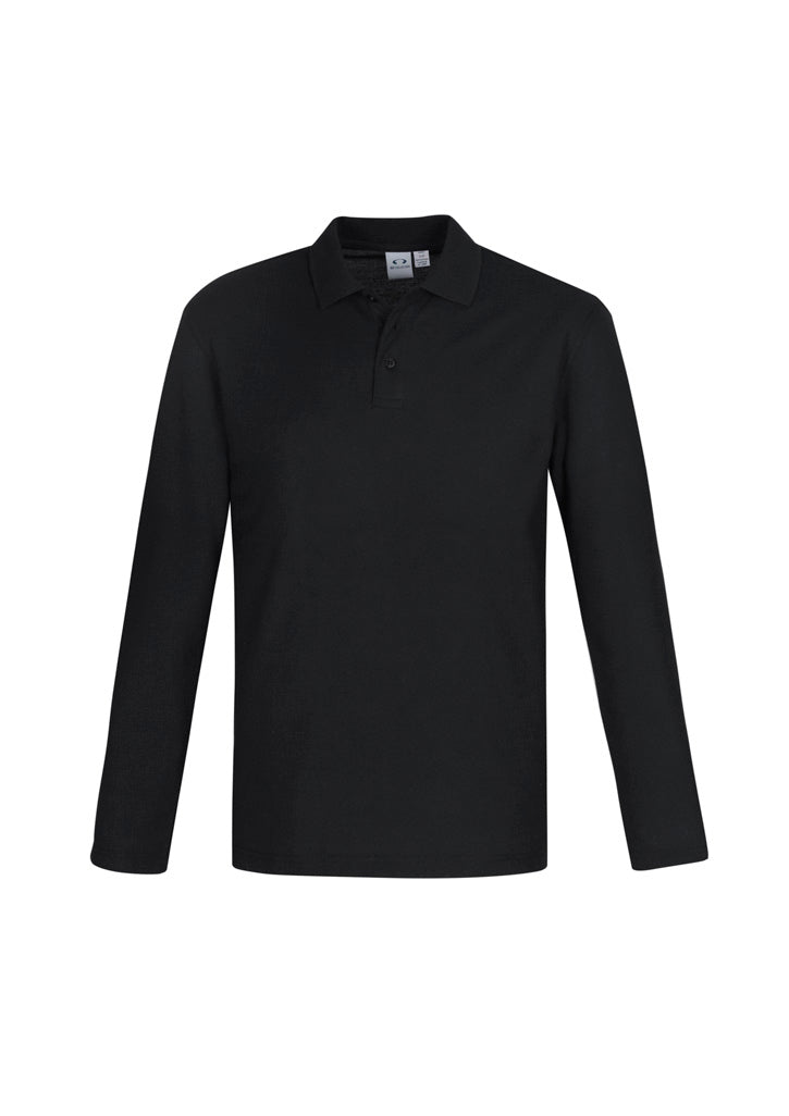 Biz Collection P400ML Crew Men's L/S Polo
