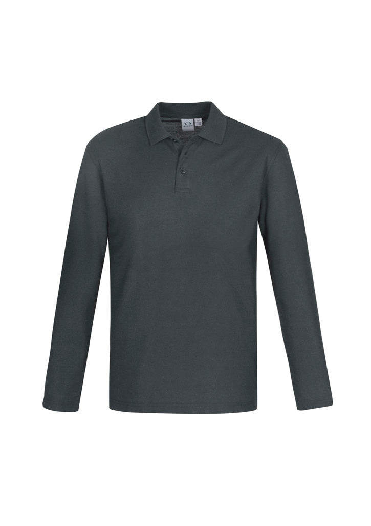Biz Collection P400ML Crew Men's L/S Polo