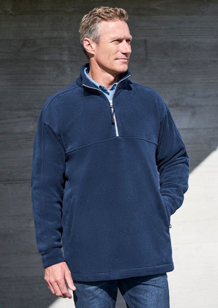 Biz Collection PF380 Men's Heavy Weight 1/2 Zip Winter Fleece