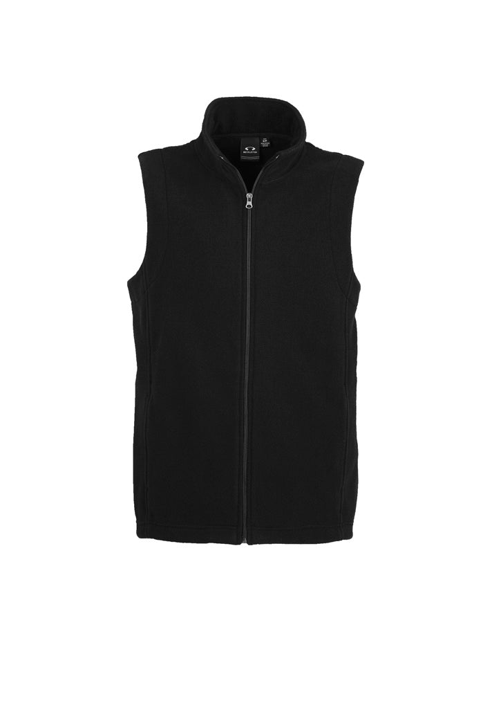 Biz Collection F233MN Men's Plain Micro Fleece Vest