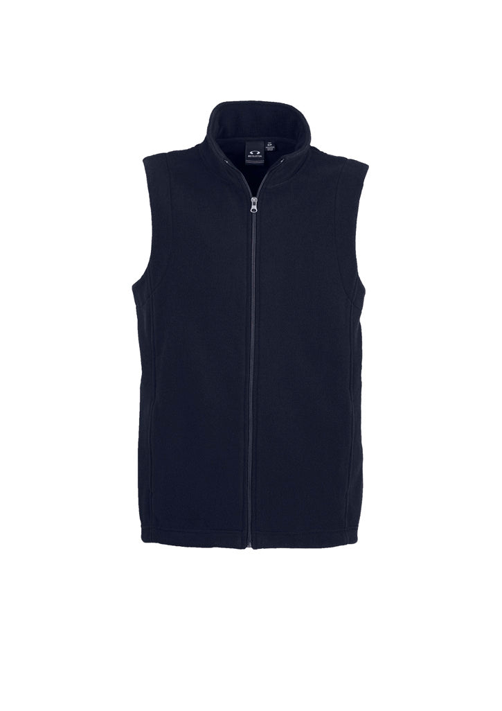 Biz Collection F233MN Men's Plain Micro Fleece Vest