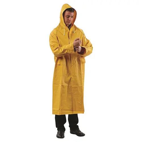 Pro Choice RC Yellow Full Length PVC Rain Coat-Yellow