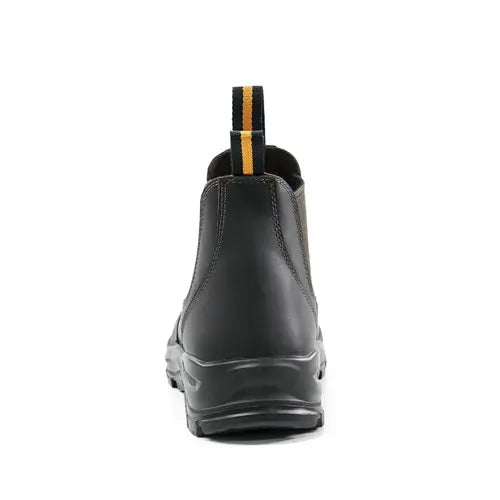 Bison RIDGECT Elastic Sided Slip On Safety Boots-Chestnut