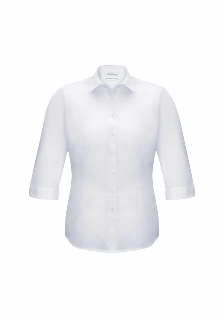 Biz Collection S812LT Ladies Euro 3/4 Sleeve Shirt