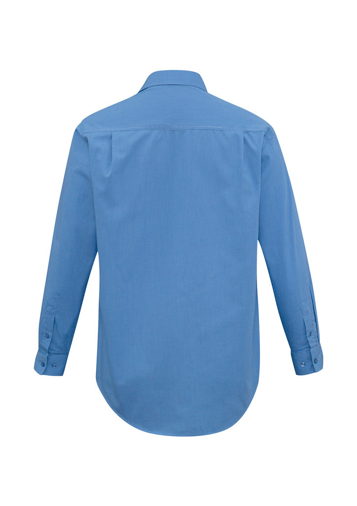Biz Collection SH816 Men's Micro Check Long Sleeve Shirt