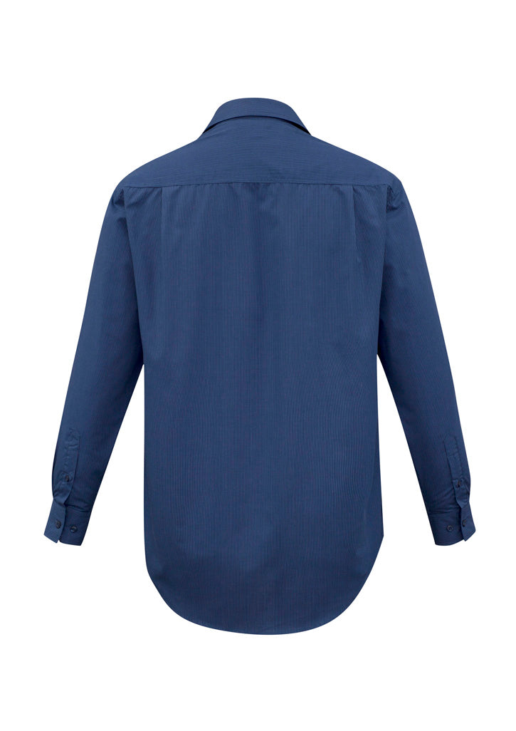 Biz Collection SH816 Men's Micro Check Long Sleeve Shirt